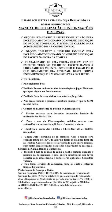 Ilhabeach Suites E Chales 伊利亚贝拉 外观 照片